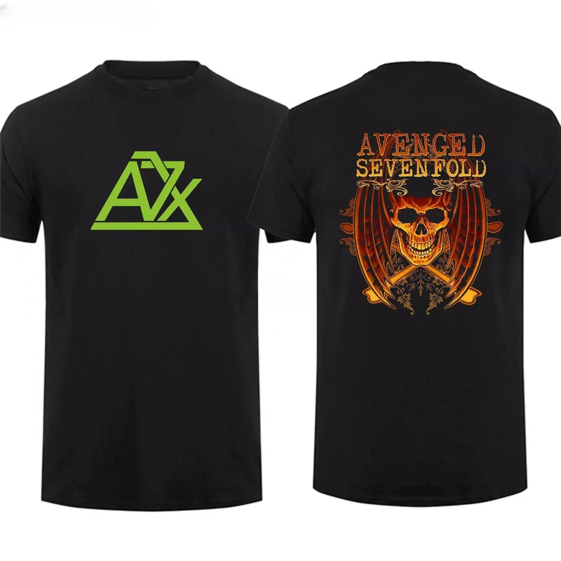 

2024 Avenged Sevenfold Printed T-shirt Band Woman Man Tshirt Fans Tee Shirt Band Shirts for Men Heavy T Shirt Men Clothing 4XL