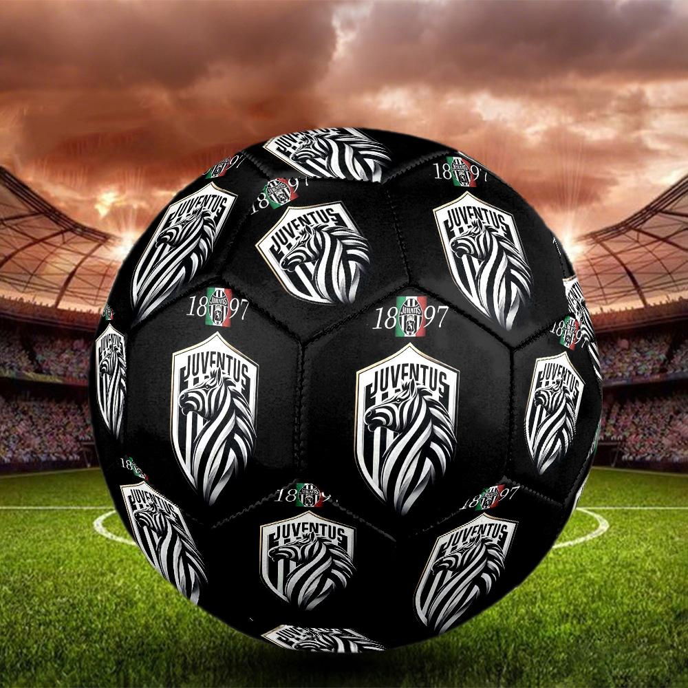 Juventus F.C. teamIndoor Soccer Ball Colorful All Ages Machine Stitched PVC Competition Ready Durable High-Bounce