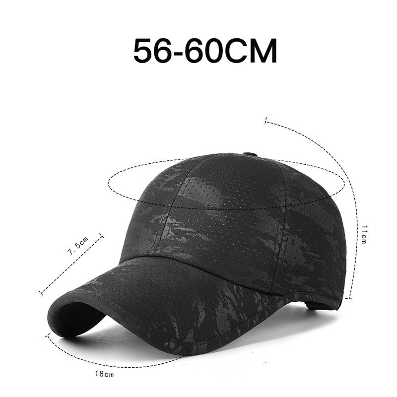 Quick-Drying Baseball Cap Breathable Peaked Cap Outdoor Sports Sun Hat