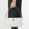 Burberry Tb Metal Logo Adjustable Shoulder Strap Leather Crossbody Bag Women bags Light-White 80462501
