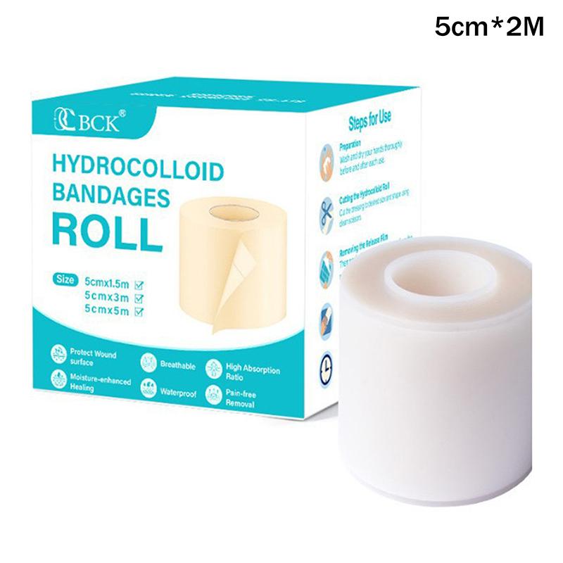 1 Rolle Ultra-dünne Hydrokolloid-Pflaster Wundpflaster Klebend Atmungsaktiv Wasserdicht Transparentes Pad Unterstützt die Wundheilung