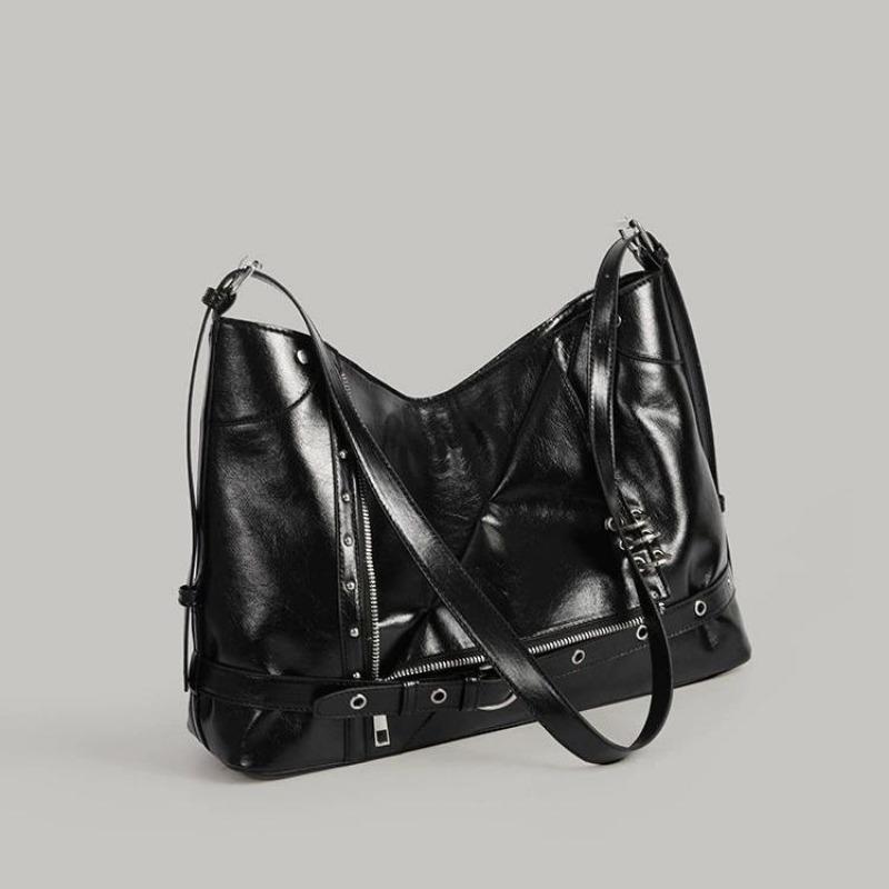 Street Punk Tote Bag Fashion All-in-one Underarm Bag Texture Niche Single Shoulder Crossbody Bag