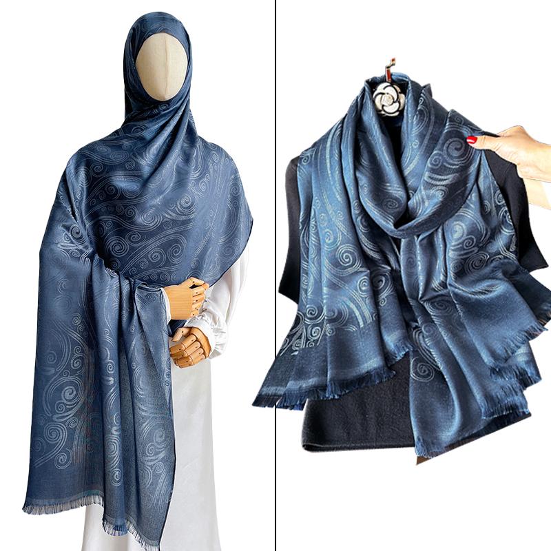 Luxury Brand Women Paisley Bohemia Pashmina Hijab Scarf Long Muslim Cashmere Shawl Female Foulard Soft Turban Head Wrap Headband