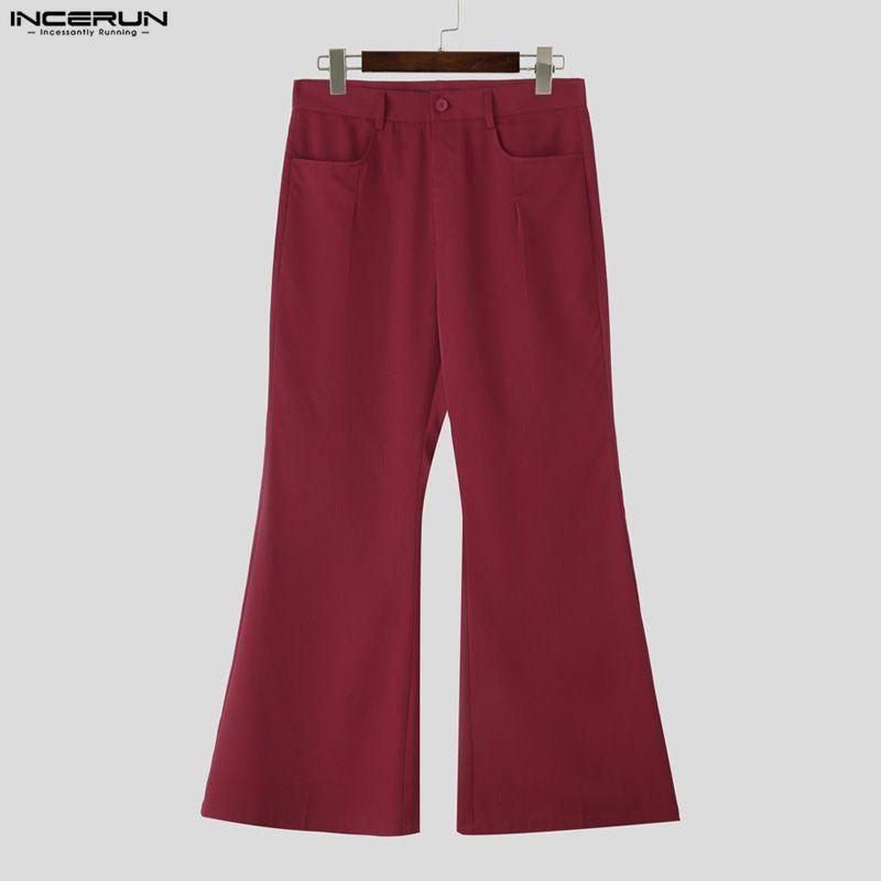 INCERUN Zweiteiliger Herren Reverskragen Langarm Umhang Blazer Lange Anzughose Outfits