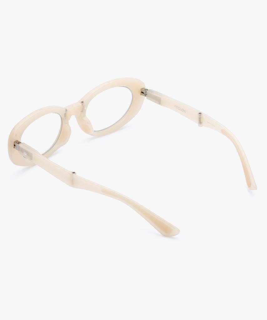 Likkeullou Rc Nirnir Folder Blue Light Glasses Ivory