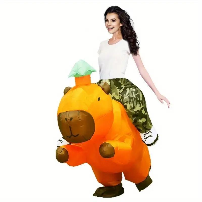 Adult Halloween inflatable costume Dachshund full