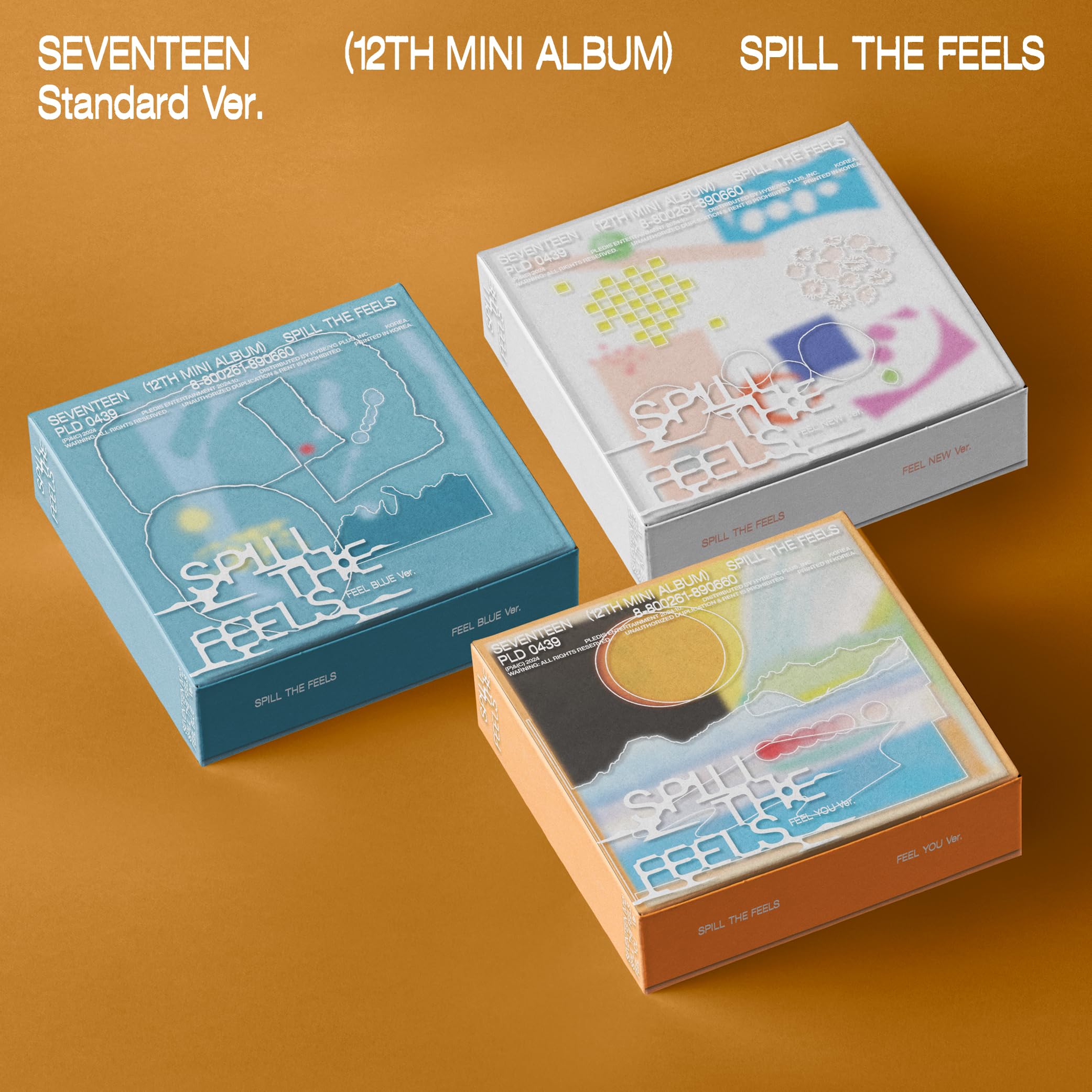 

SEVENTEEN 12-й мини-альбом THE [SPILL FEELS] (Корейское издание)
