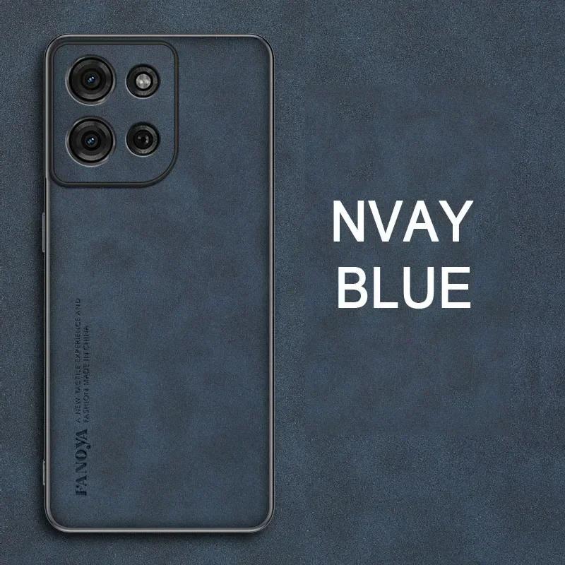 Etui til Motorola Moto Edge 60 Fusion Luksuriøst telefonetui i saueskinn til Moto Edge60 Stylus 60 Pro 50Fusion Edge50 Matt silikon