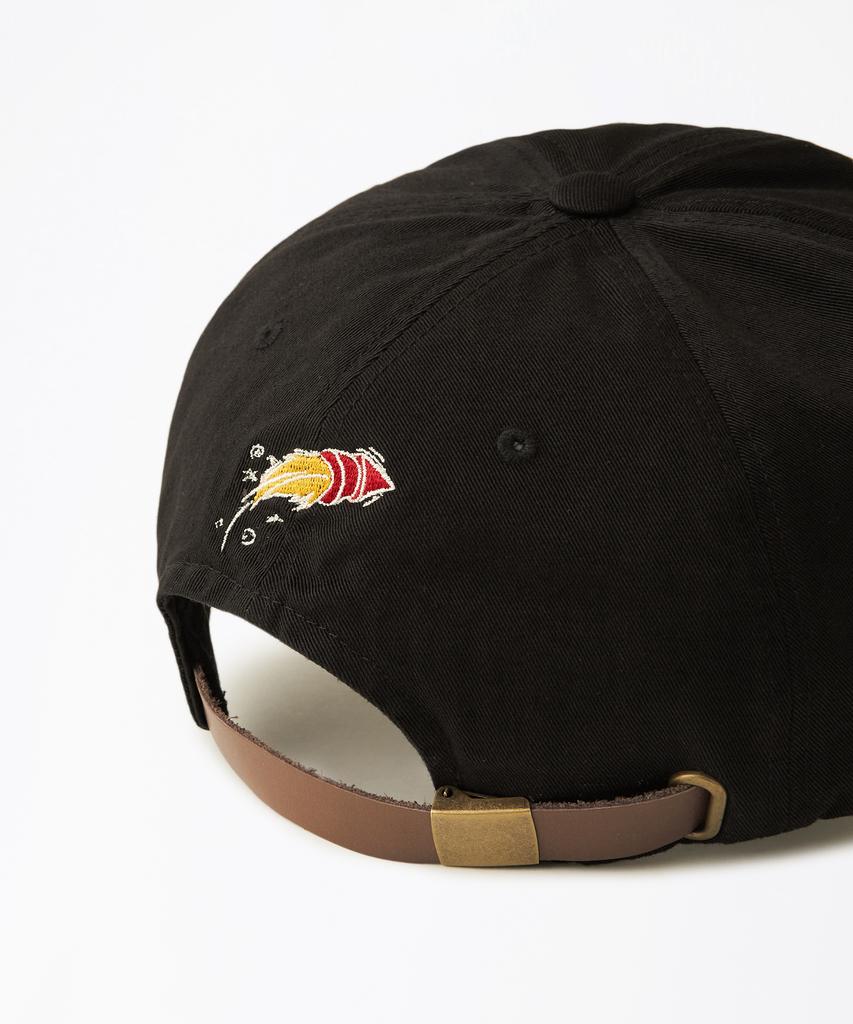 OUTSTANDING [Looney Tunes] Cotton Ball Cap(Wile E. Coyote)_Black