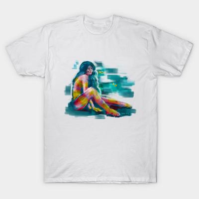 T-Shirt Damen Clownfisch Mädchen Harajuku Druck Kawaii T-Shirt Sommer Kurzarm Damen T-Shirt Top Tee