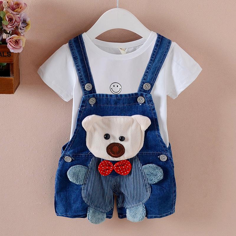 Children's Wear Children's Trousers Baby Children's Overalls Jeans Baby Summer Shorts