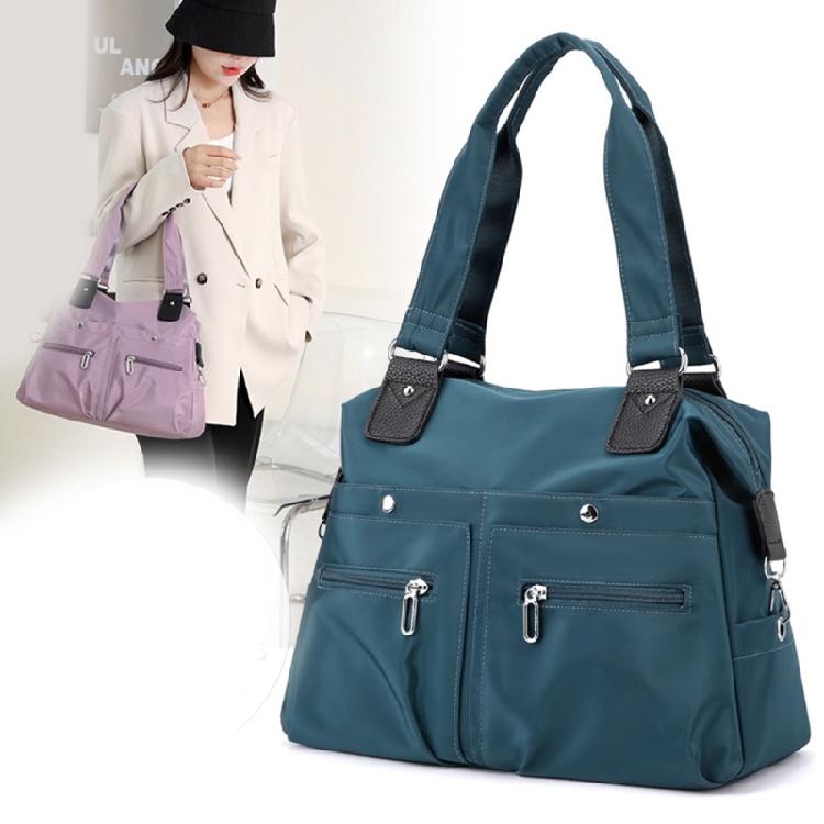 Handbag Nylon Bag Large Capacity Shopping Bag Versatile Shoulder Bag for Girl