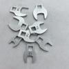 8Pcs Portable Replaceable Drive Crowfoot Wrench 3/8 Inch Movable Ratchet Wrench High Quality 10 To 19mm L-shaped Wrench