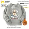 Usacchi Kids Fleece Hoodie - Chic Kawaii Bear Design for Autumn & Winter