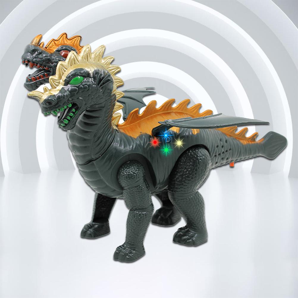 Toy Double Head Electric Toy Creative Dinosaurs Model Toy Kid Educational Toy