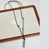 Symbolic Peanut Pendant Necklace Adjustable Length Neckchain Fashion Jewelry For Daily Outfit Enhancement