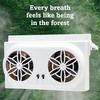 USB Charging Car Window Fan Dual Fans Car Exhaust Fan Rechargeable Car Ventilator  Vehicle Interior