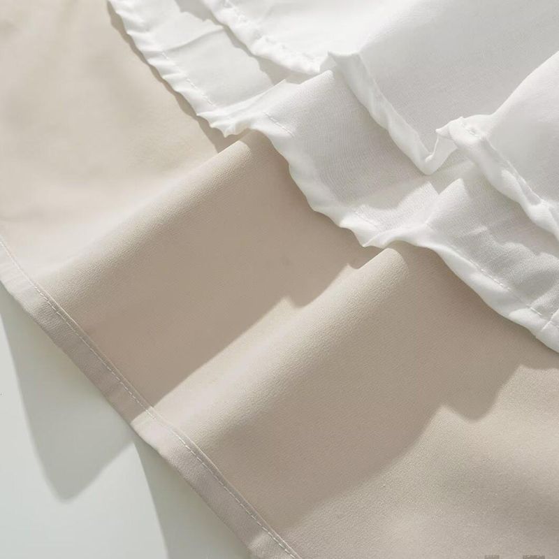 Kaslead New Arrival Women's Clothing Fashion Style Fashion French Style Without Straps Chinese Mesh Patchwork Dress