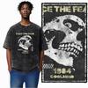 U5 100% Cotton Acid Washed Cool Streetwear Print Unisex T Shirt Big Size Cool Vintage Men Tshirt Cool Tee Shirt for Men