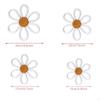 62KD 4PCS/Set Flower Wall Hanging Nursery Decoration Wall Hanging Rope Flower Set