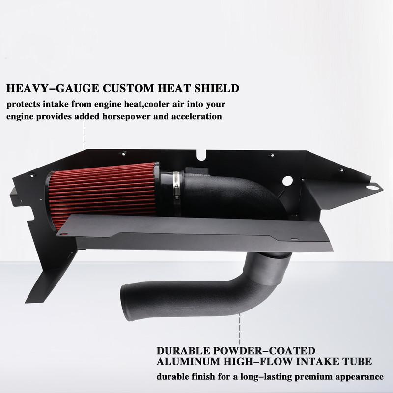 Hochleistungs 6063 Aluminium Kaltluftansaugrohr System Kit Für 12-16 BMW F30 228i 320i 328i 420i 428i 2.0T I4-2.0L(t) Motor