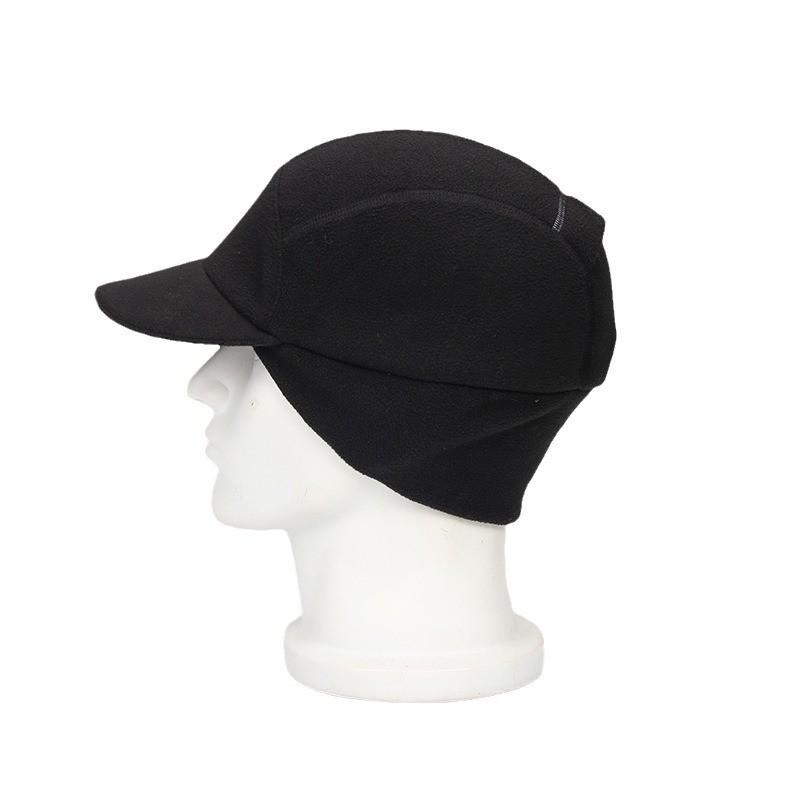 Fleece Baseball Cap With Reflective Features For Running And Winter Men Women