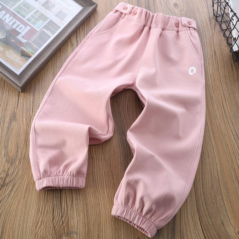 2025 Podzimní Dětské Ležérní Tepláky: Volný střih, nastavitelný pas pro chlapce a dívky