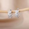 Punk Spike Rivet Hoop Earrings For Women Stainless Steel Huggie Earrings Ear Cuff Piercing Earring Gothic Jewelry Accessories