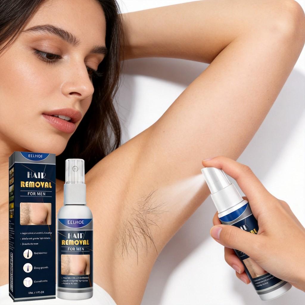 Spray Depilatorio Corporal Para Mujeres Niebla Depilatoria Suave de Acción Rápida Para Zonas Sensibles