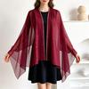 Women’s Fashion Lightweight Long Scarf with Line Pattern and Detailing Versatile Shawl Headscarf Wrap for All