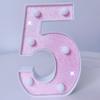 Pink LED Letter Light for Celebrations and Proposals