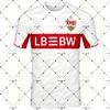 גופיות בית וחוץ של VfB שטוטגרט לעונת 2026-27, חולצות טי עם הדפסים דיגיטליים, שרוולים קצרים נושמים לספורט