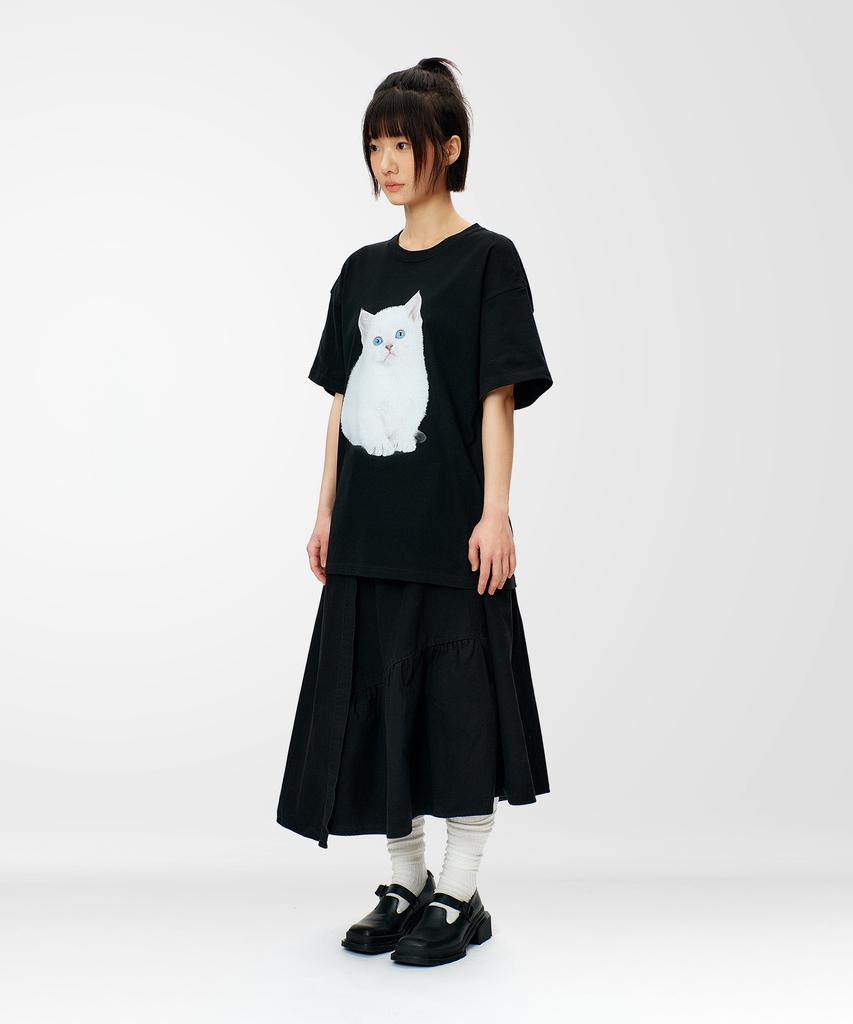 LAUGHER Neko T-Shirt - Black
