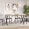 VidaXL Dining Table Legs X-Frame, Side Table Legs, End Table Legs Living Room Home Interior, 357910