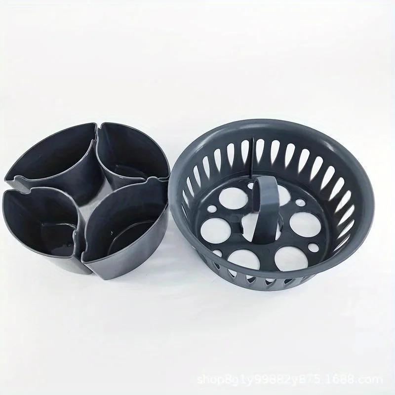 

1 шт. держатель для яиц «два в одном» для Thermomix TM5 TM6 TM31 кастрюля-пашот, корзина для приготовления пищи, форма для паровой стойки для яиц, пароварка, яйцеварка чёрный