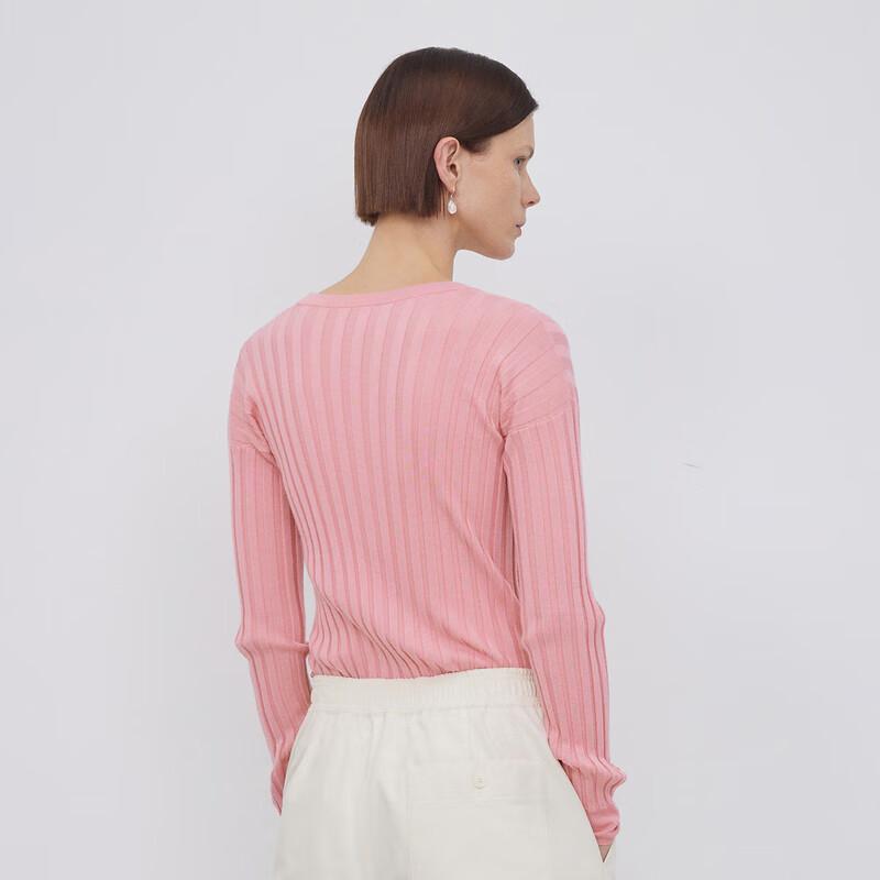 LESS Fall 2023 V-Neck Slim-Fit Knit Sweater