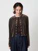 Beauty & Youth United Arrows Velour Compact Cardigan 16272000000 2700 MOCA (27) FREE