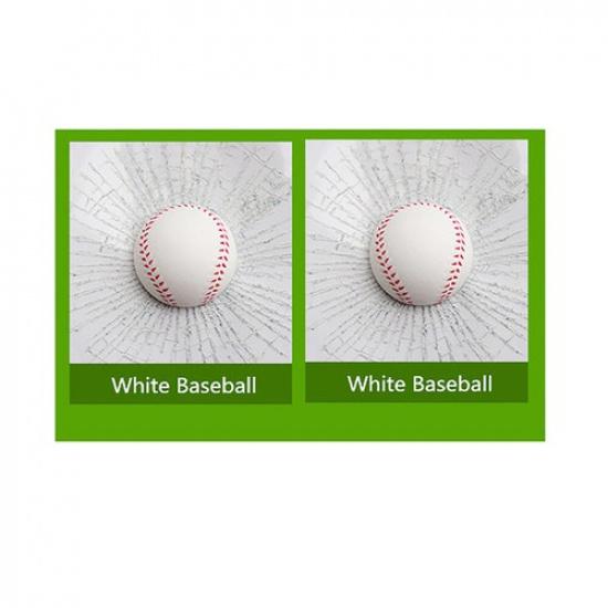 2Pcs 3D Vivid Car Window Body Windshield Baseball Hit Crack Decal Sticker House