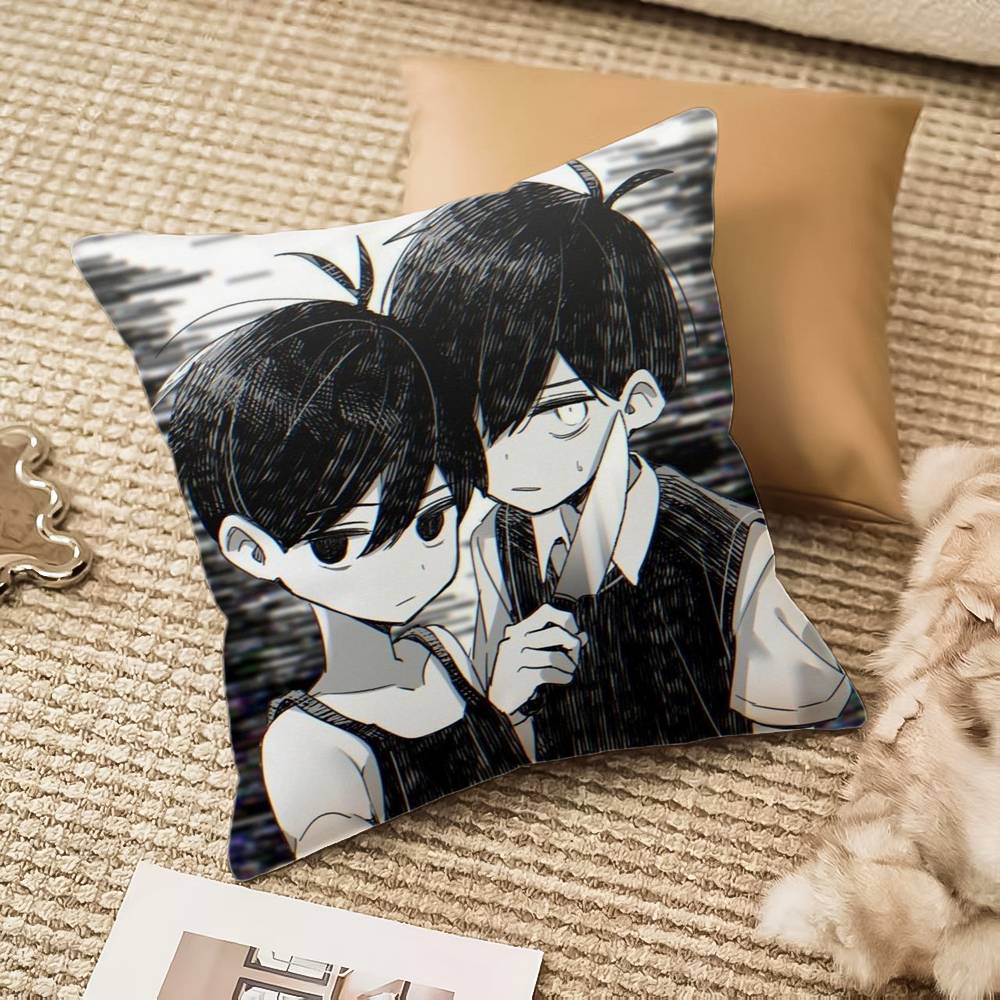 Poszewka na poduszkę z gry anime O-Omori Przeciw roztoczom Niewidoczny zamek Błyskawiczny Kanapa Łóżko