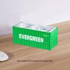 1:30 Scale Shipping Container Business Card Organizer Desk Stationery Storage Box Office Decor Pen Holder Creative Gift Ornament