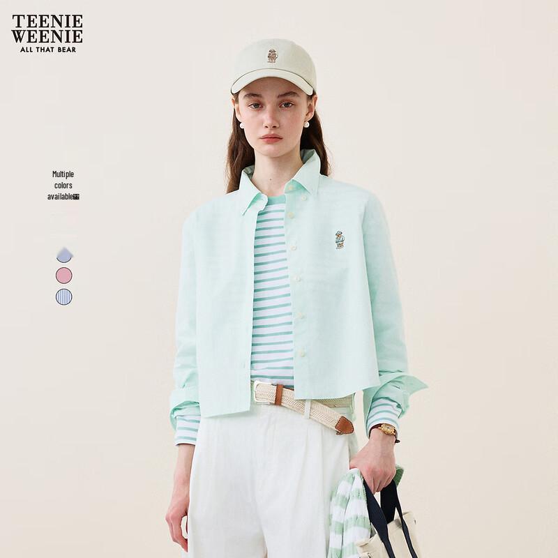 Teenie Weenie Women's 2026 Spring Casual Cotton Shirt