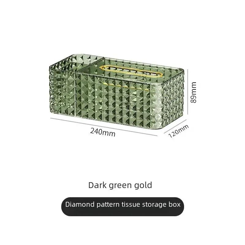 

Роскошная коробка для салфеток Держатель бумажных полотенец Ванная Комната Диспенсер для салфеток Туалетной бумаги Настольная пластиковая коробка для хранения Домашний декор Украшения
