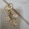 Packaging Decoration Headset Pendant Rabbit Cat Keychain Bag Pendants Key Rings Pink Sakura