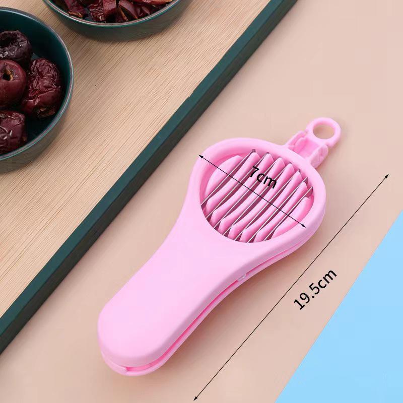 

2-в-1 Удалитель косточек красных фиников Слайсер для клубники Разделитель для киви Форма для нарезки грибов, фруктов, овощей Кухонные гаджеты