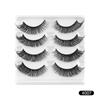 New Arrival D Curved Russian Curl False Eyelashes Chemical Fiber Eyelashes Thick Curl