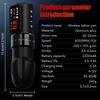 Verstellbarer Hub Tattoo Maschine Kabelloser Tattoo Stift Bürstenloser Kernmotor 2200mAh Kapazität Akku Permanent Make-up Körperkunst