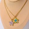 Charming Exquisite Photo Frame Necklace Copper 1 Pc