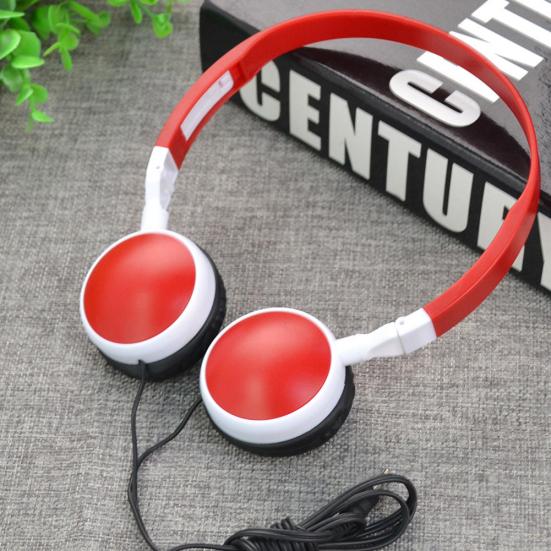 Kabelová skládací 3,5mm HiFi Audio Bass Headset Herní sluchátka pro telefon/tablet