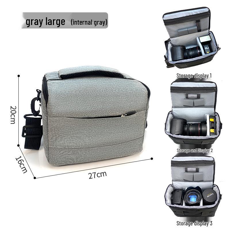 Axelremsväska för DSLR/spegellös kamera för Canon, Nikon, Sony, Fujifilm - Väska för utomhusfotografering