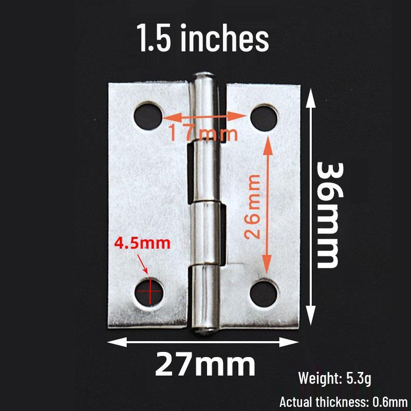 Stainless Steel Folding Casement Hinge for Doors, Windows, Wooden Boxes & Luggage (1-4 inches)